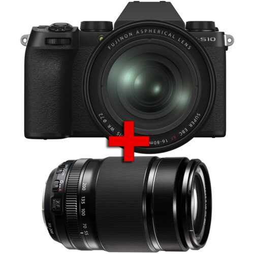Fujifilm X-S10 fényképezőgép+ XF 16-80mm + XF 55-200mm objektív szett